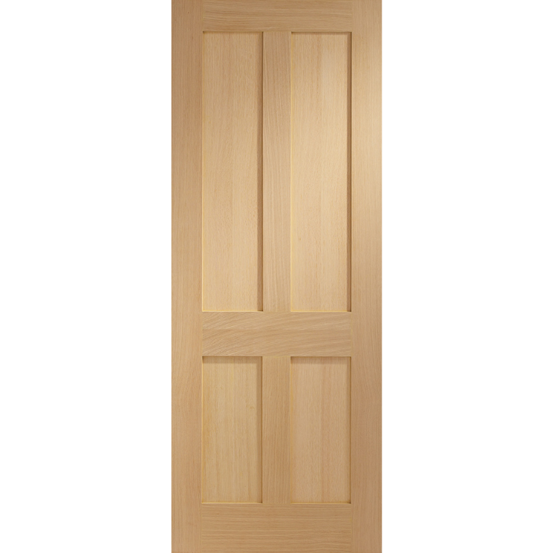 Victorian Shaker 4 Panel Internal Oak Door