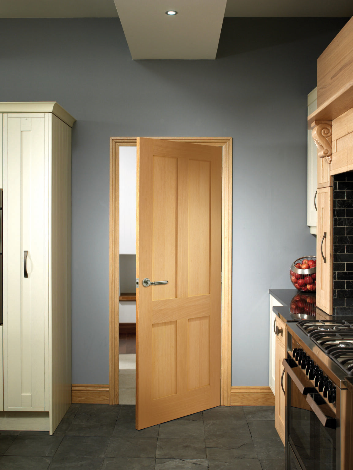 Victorian Shaker 4 Panel Internal Oak Door