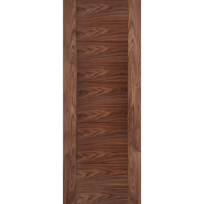 Walnut ISEO Crown Cut Veneer Fire Door