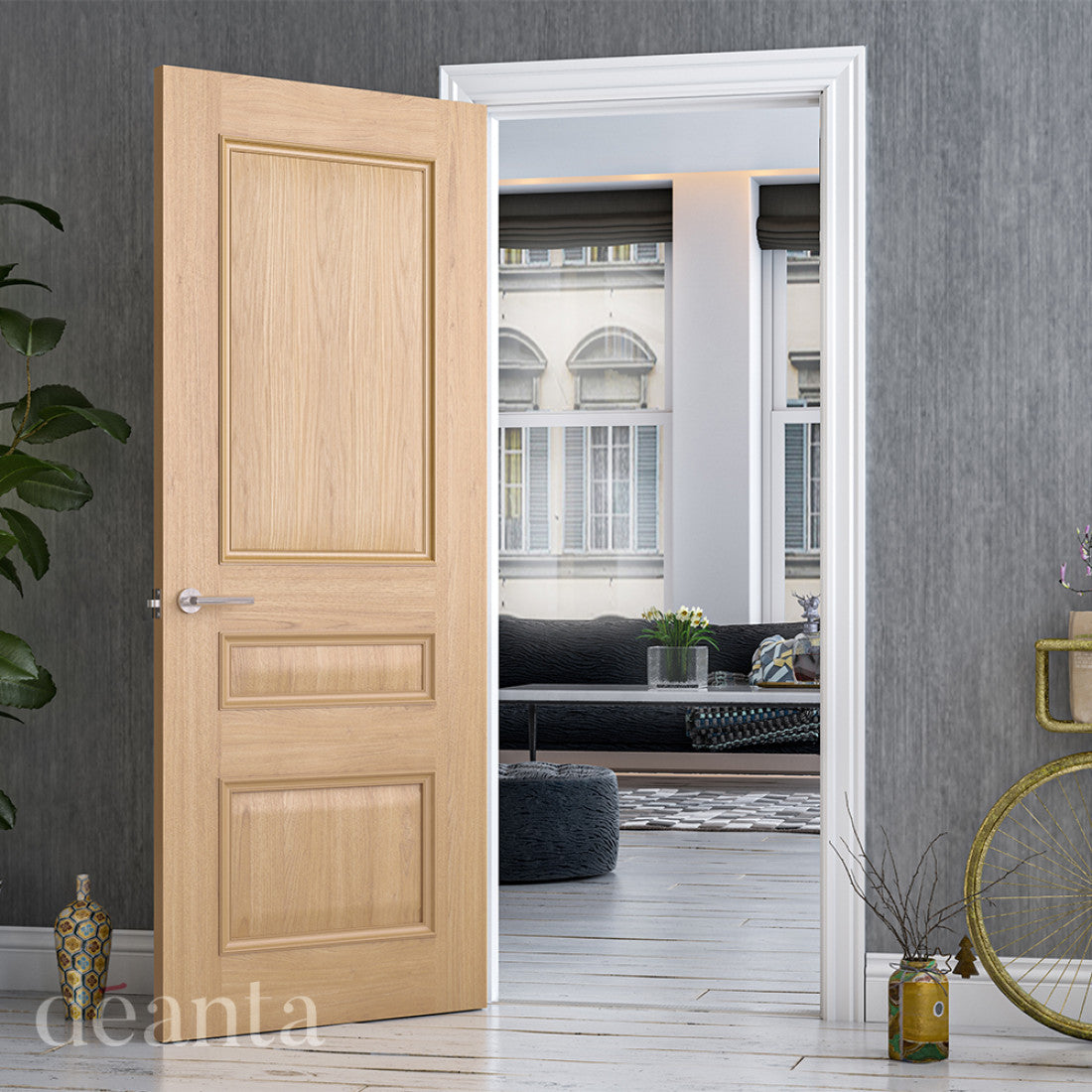 Windsor Prefinished Oak Deanta Internal door