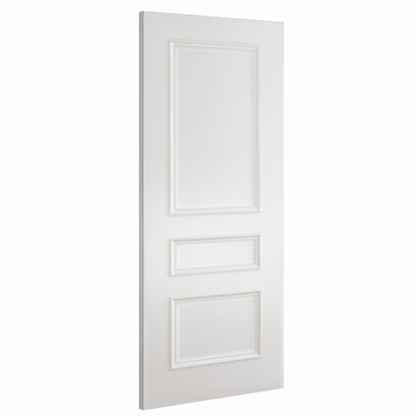 Windsor White Primed Door 3D